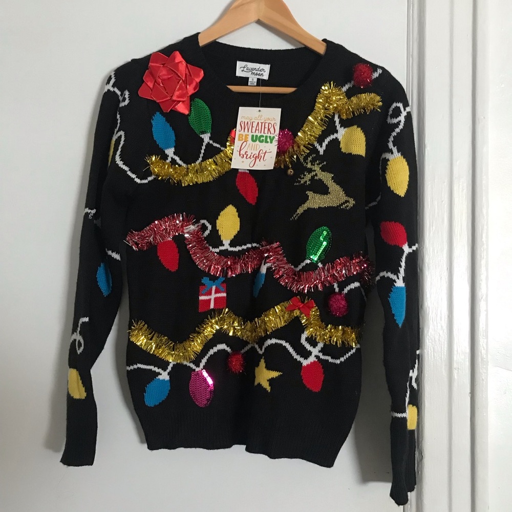 NWT Lavender Moon Ugly Christmas Sweater